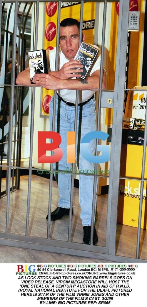 Vinnie Jones and Cast at 'One Steal of a Century' Auction