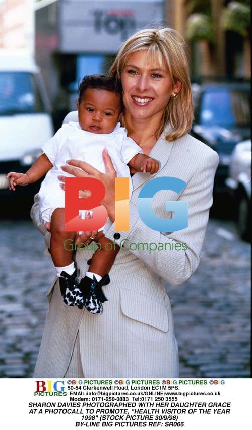Sharon Davies and daughter Grace promote award