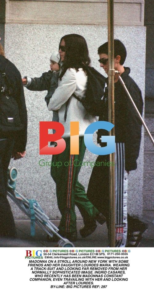 MADONNA SPOTTED AROUND NYC WITH FRIENDS AND DAUGHTER