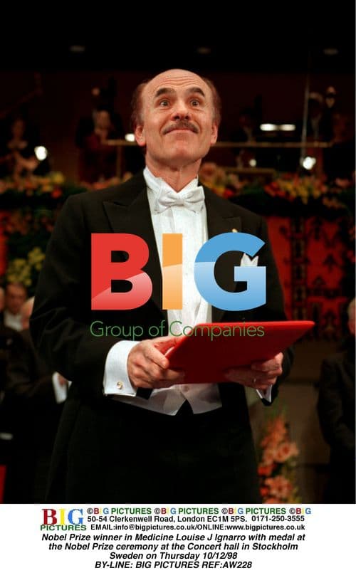 Louise J Ignarro at Nobel Prize Ceremony