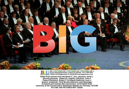 Nobel Prize Winners at Ceremony in Stockholm