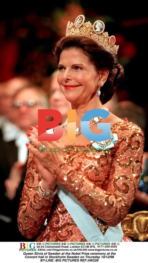 Queen Silvia at Nobel Prize ceremony in Stockholm