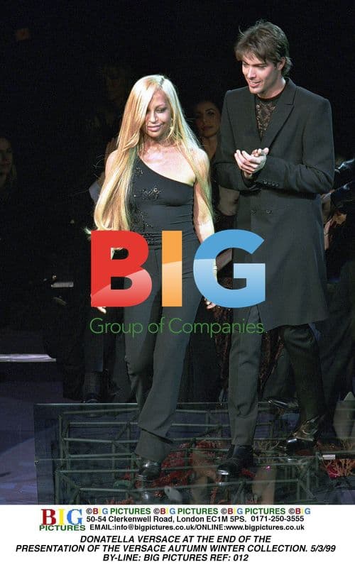 Donatella Versace at Versace AW Collection