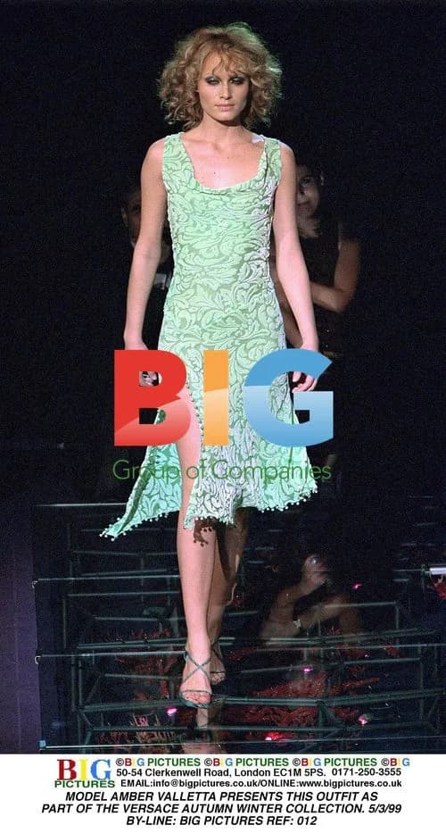 Amber Valletta in Versace AW Collection