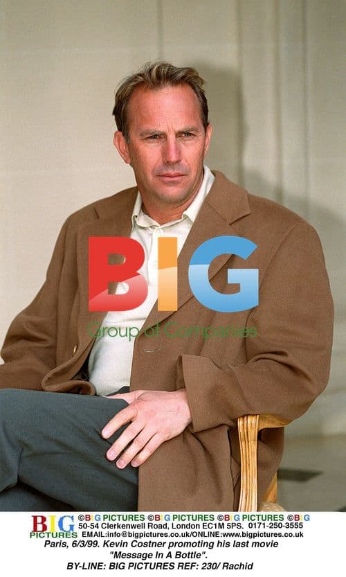 Kevin Costner promotes "Message In A Bottle"