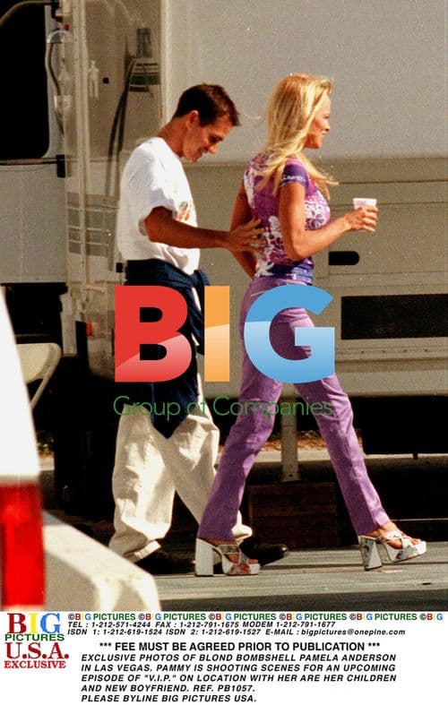 Pamela Anderson in Vegas for "V.I.P."