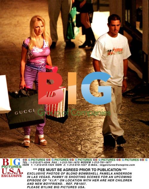 Pamela Anderson Filming 'V.I.P.' in Las Vegas