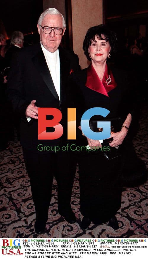 Robert Wise and Wife at Directors Guild Awards
