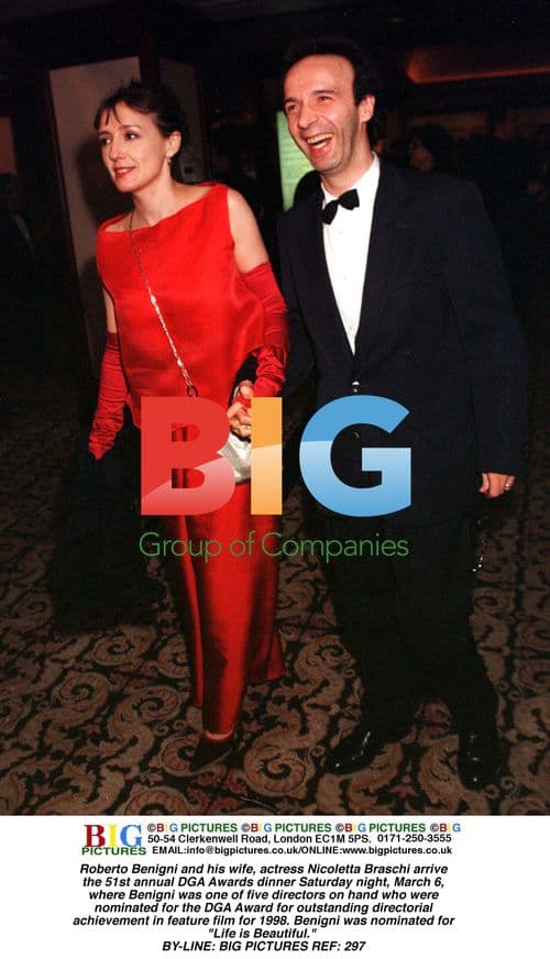 Roberto Benigni and Nicoletta Braschi at DGA Awards