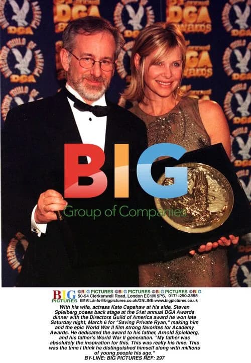 Steven Spielberg with wife Kate Capshaw at DGA Awards