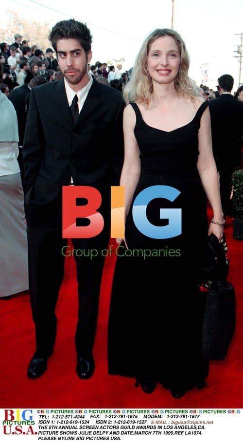 Julie Delpy and boyfriend at 1999 SAG Awards