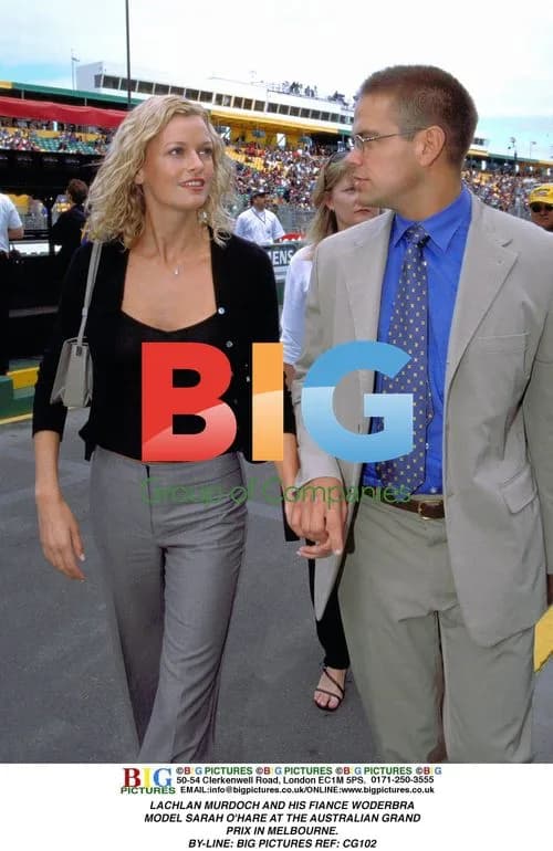 Lachlan Murdoch and fiance Sarah O'Hare