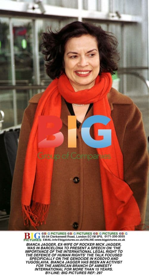 Bianca Jagger Speaks on Human Rights in Barcelona