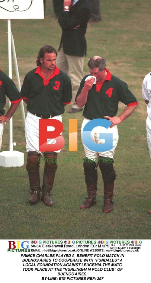 Prince Charles Plays Benefit Polo Match in Buenos Aires
