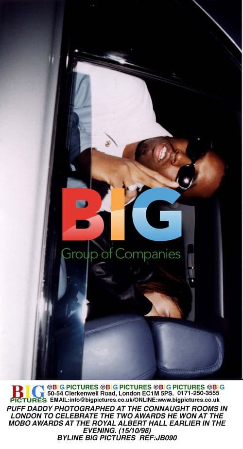 Puff Daddy celebrates MOBO awards in London