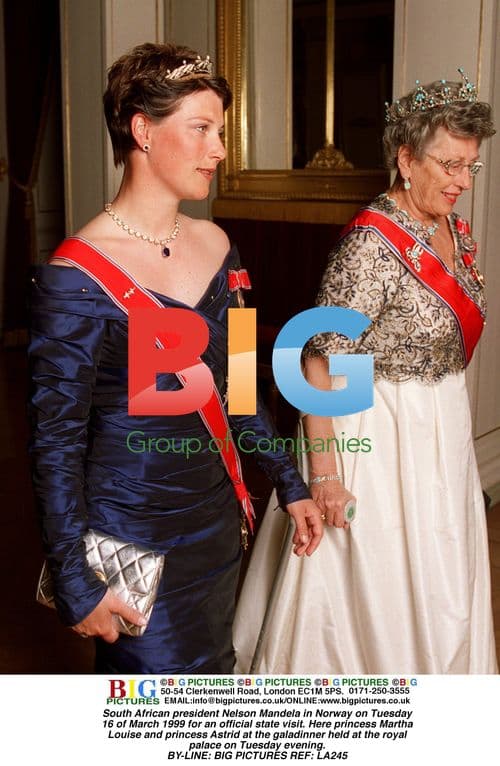 Nelson Mandela in Norway for state visit