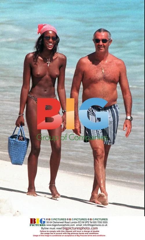 Naomi Campbell and Flavio Briatore enjoy Caribbean vacation
