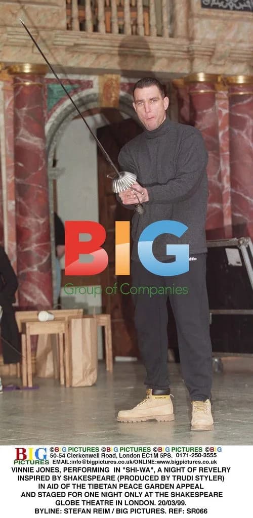 VINNIE JONES in SHI-WA at Shakespeare Globe Theatre