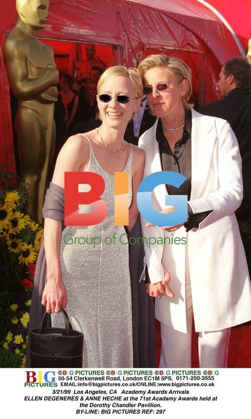 Ellen DeGeneres & Anne Heche at 71st Academy Awards