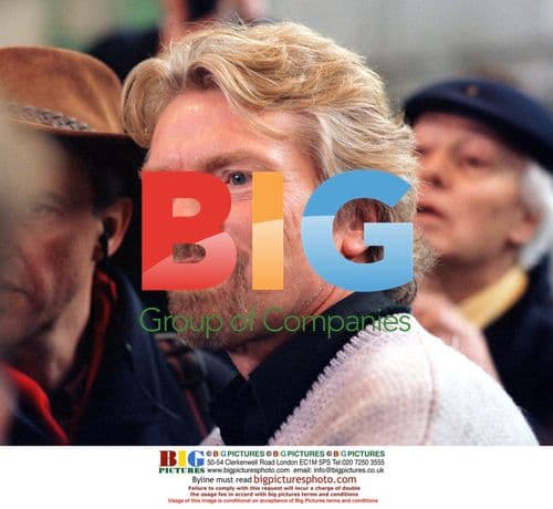 Richard Branson Arrives At Geneva Airport