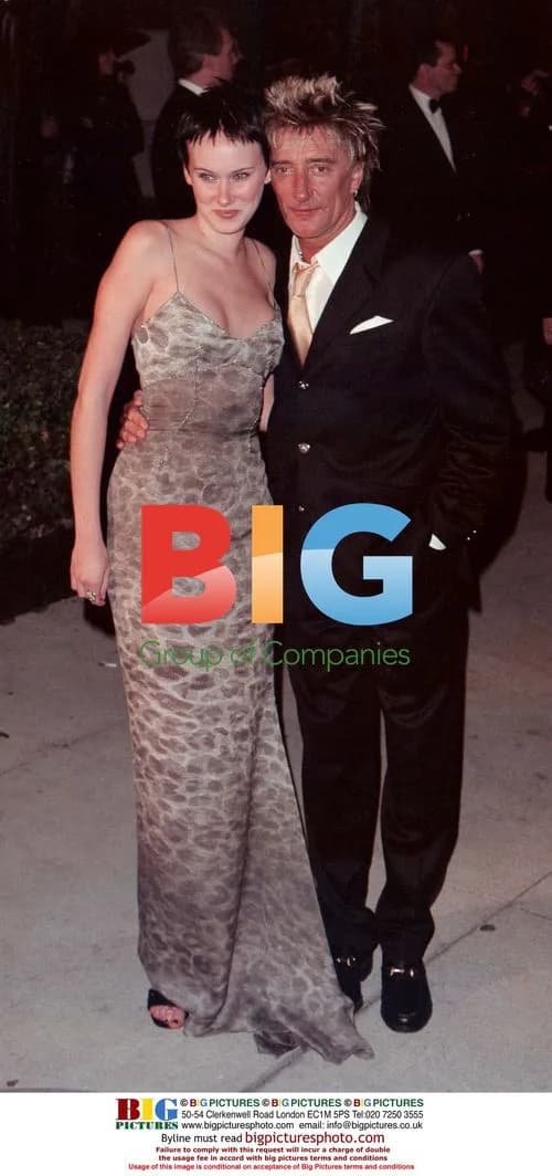 Rod Stewart and Daughter Kimberly at Vanity Fair Party