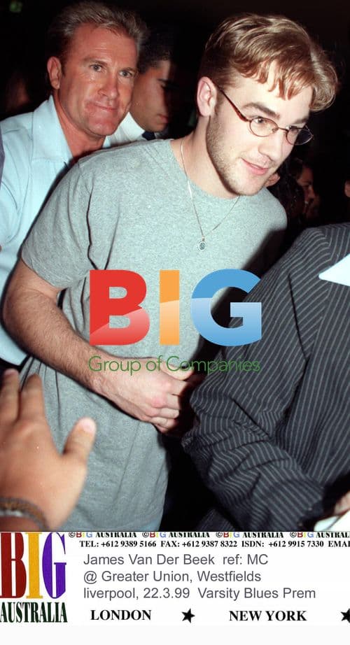 James Van Der Beek at Varsity Blues Premiere