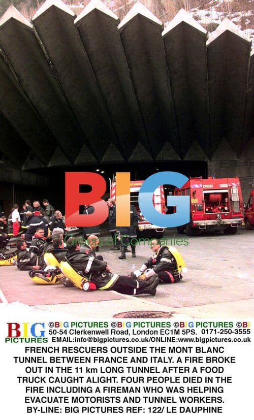 Fire in Mont Blanc Tunnel