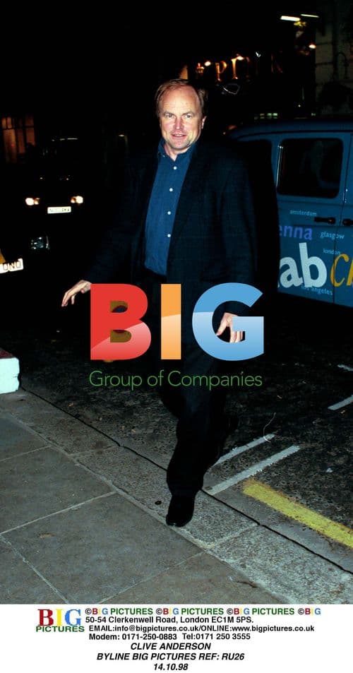 Clive Anderson in Blue Suit