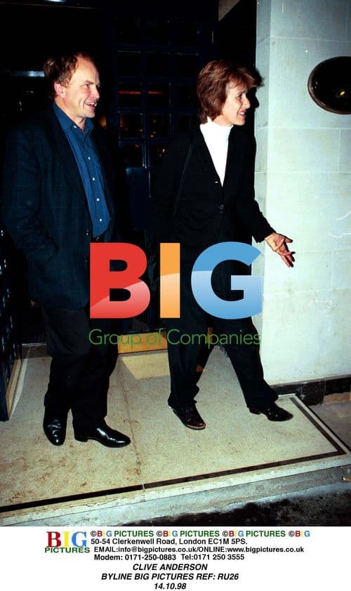 Clive Anderson in Blue Suit