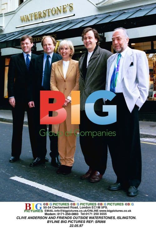 Clive Anderson & Friends Outside Waterstones