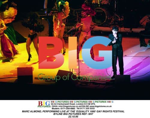 Marc Almond Performs at Equality 1995 Festival