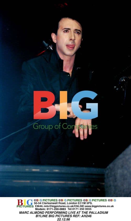 Marc Almond Performing Live at the Palladium