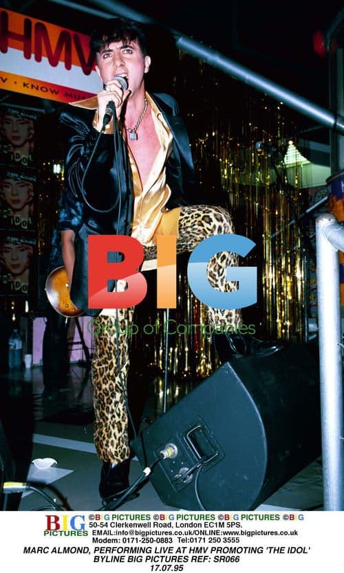 Marc Almond Live at HMV Promoting 'The Idol'