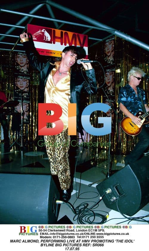 Marc Almond Performs Live at HMV for 'The Idol'