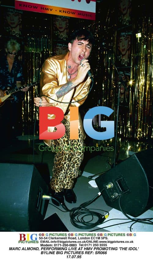 Marc Almond Performs Live at HMV for 'The Idol'
