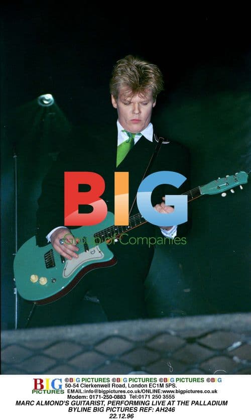 Marc Almond's Guitarist Live at the Palladium