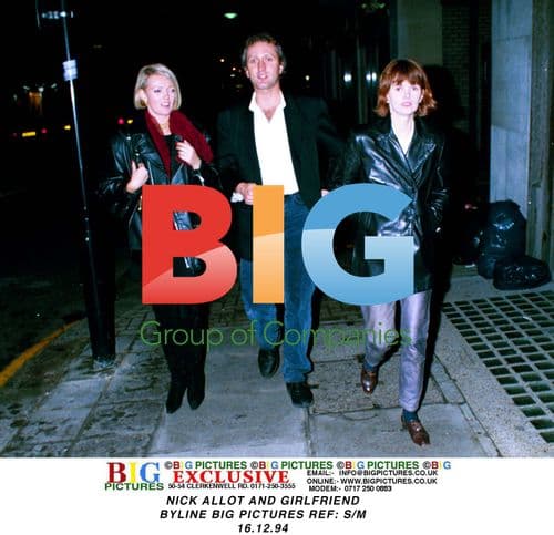 NICK ALLOT and girlfriend