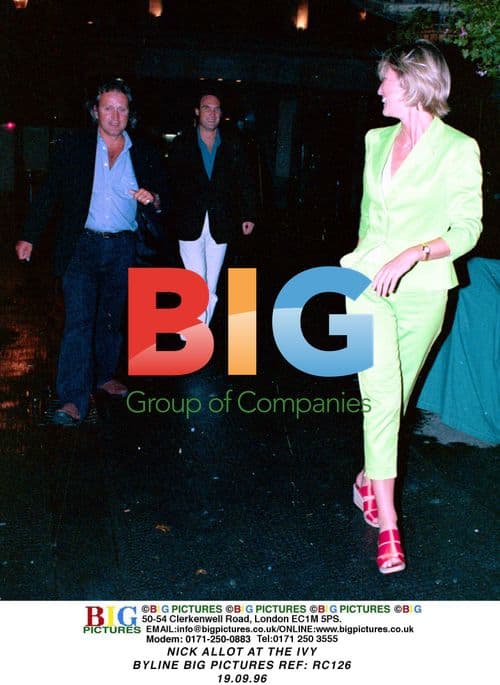 Nick Allot at the Ivy