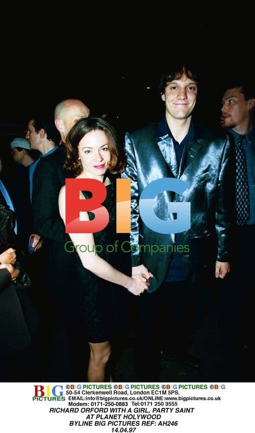 RICHARD ORFORD with a Girl at Planet Holywood