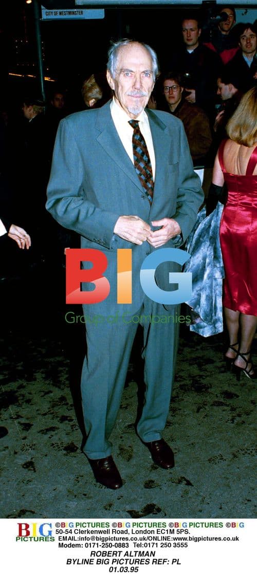 Robert Altman in Blue Suit