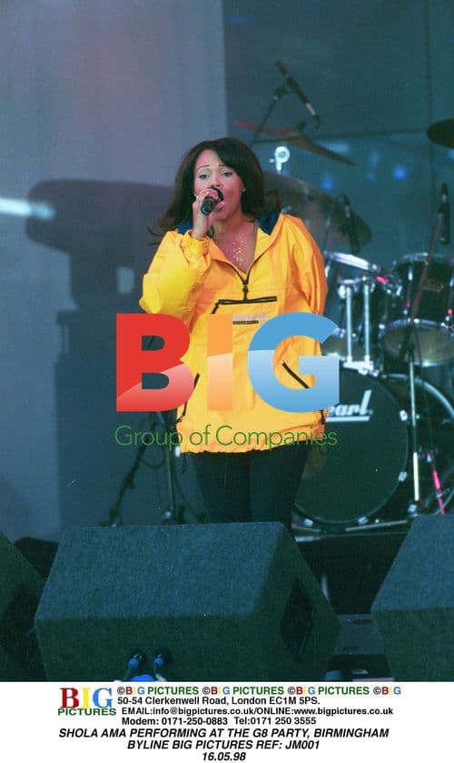 SHOLA AMA Performing at G8 Party, Birmingham