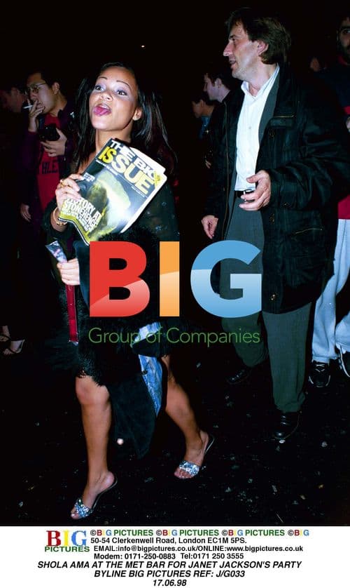 Shola Ama at Janet Jackson's Party