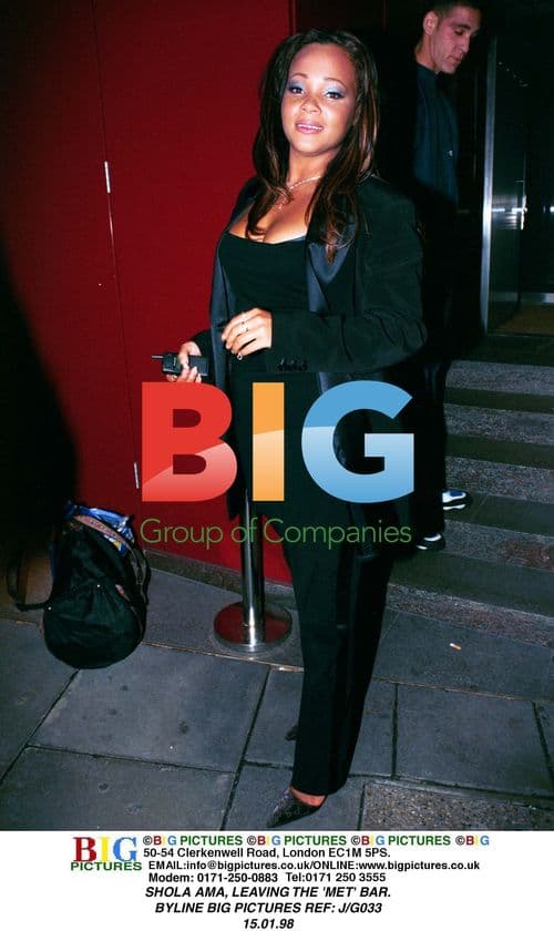 SHOLA AMA Leaves the MET Bar