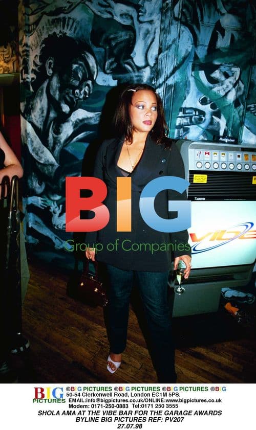 Shola Ama at Garage Awards