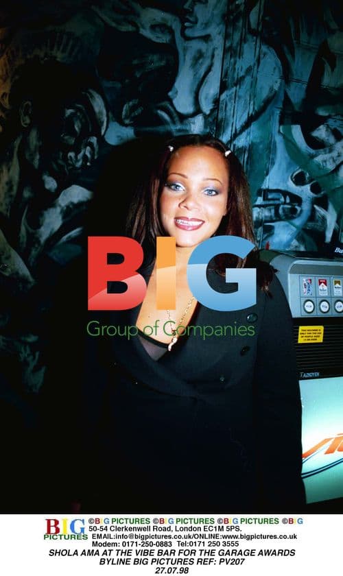 Shola Ama at Garage Awards 1998