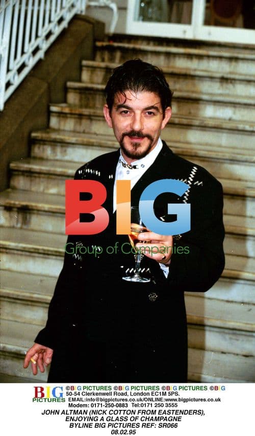 John Altman (Nick Cotton) Enjoying Champagne