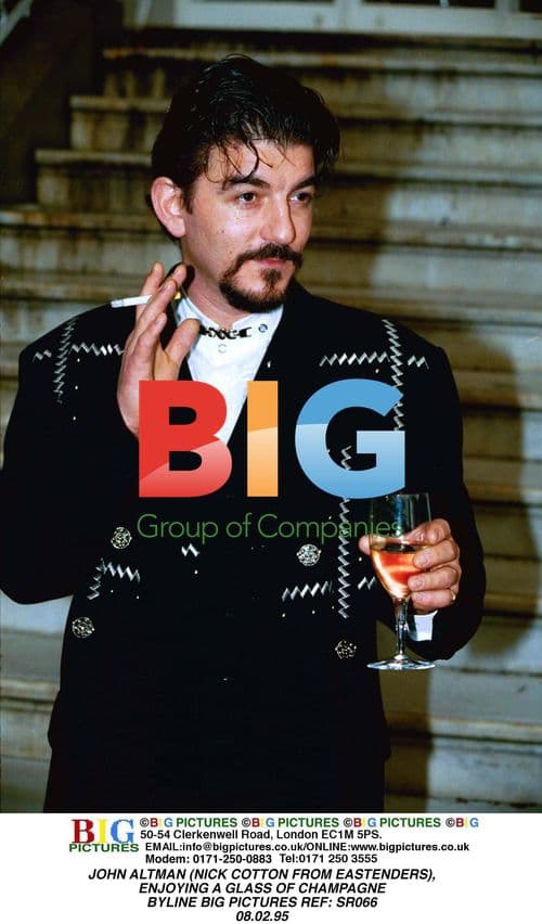 John Altman from EastEnders with Champagne