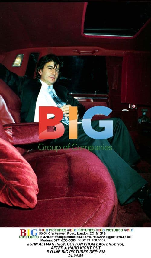 John Altman of EastEnders, After a Night Out