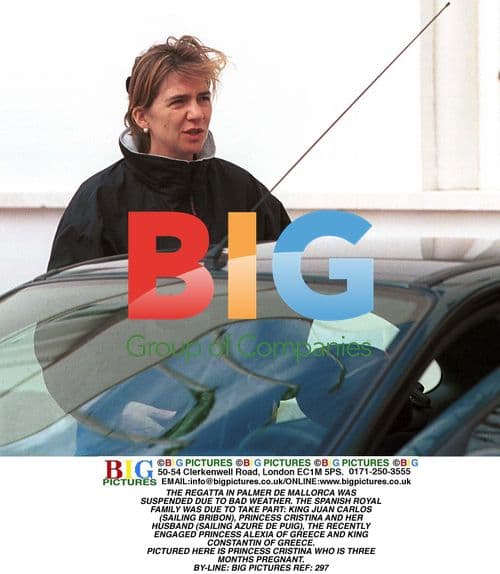 Spanish Royal Family at Suspended Regatta