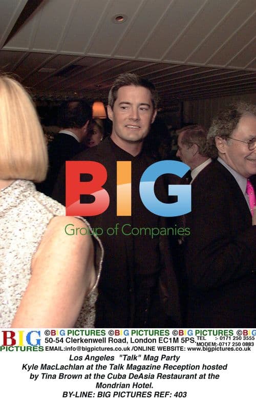 Kyle MacLachlan at Talk Magazine Party